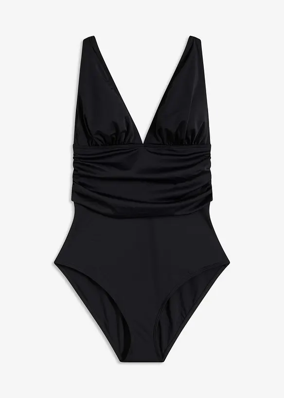 Badedrakt med V-hals, bonprix