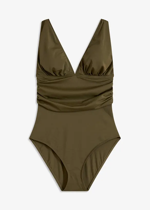 Badedrakt med V-hals, bonprix