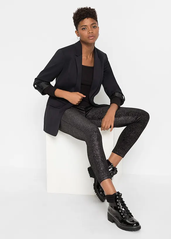 Fl&oslash;yelsleggings med glitter, bonprix