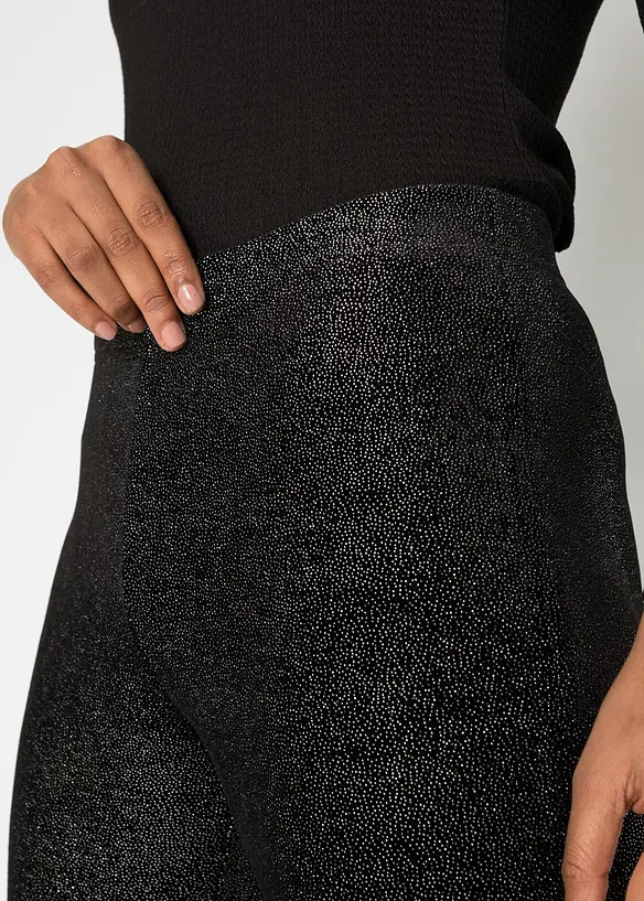 Fl&oslash;yelsleggings med glitter, bonprix