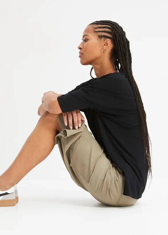 Boxy topp i myk viskosemiks, bonprix