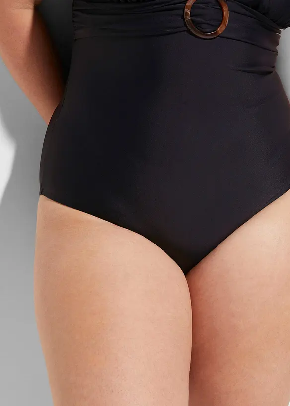 Shape-badedrakt med V-hals, lett formende, bonprix