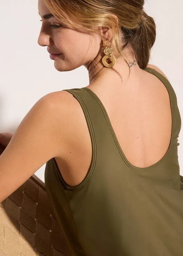 Oversized tankini-topp i ballongmodell, bonprix