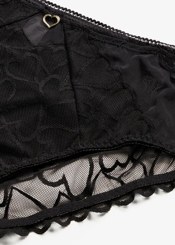 Maxitruse med delikat blonde, bonprix