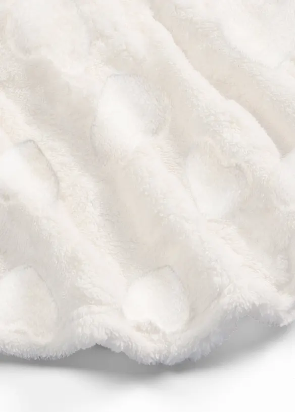 Lang, oversized genser med hjertem&oslash;nster, bonprix