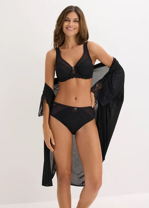 Maxitruse med delikat blonde, bonprix