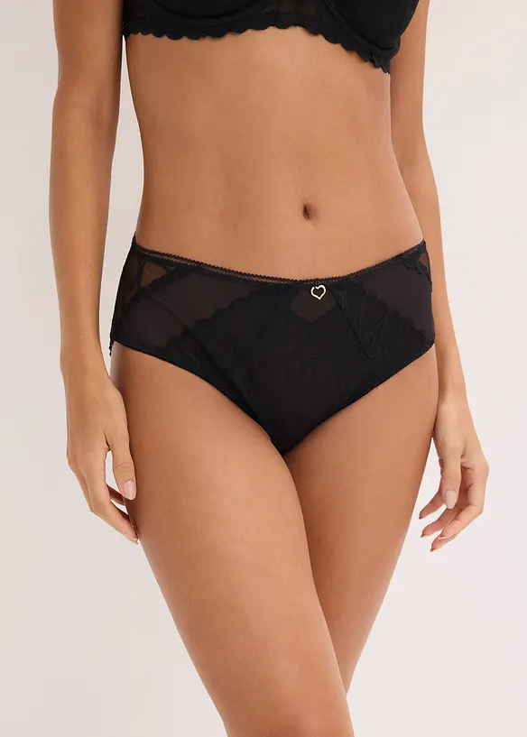 Maxitruse med delikat blonde, bonprix