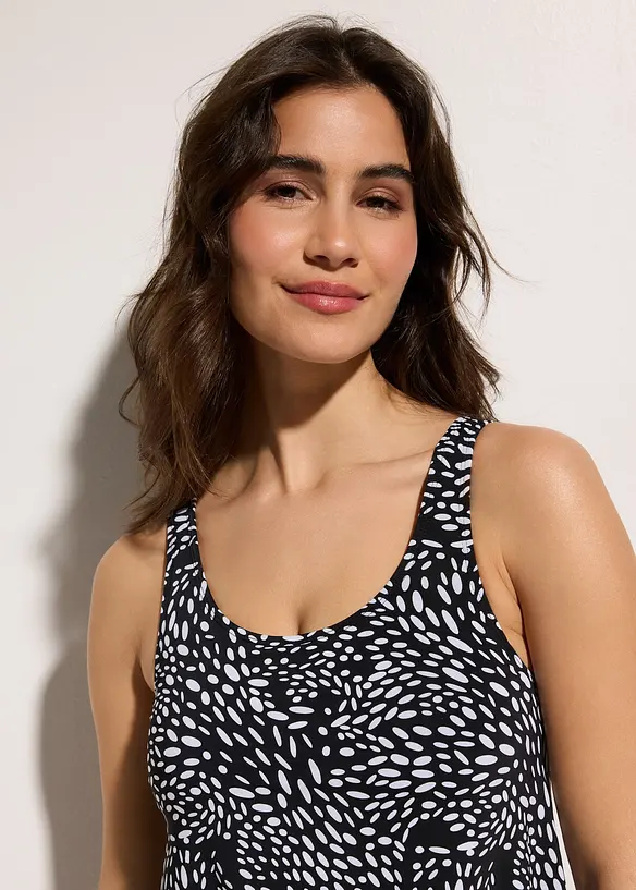 Badedrakt med ben, bonprix