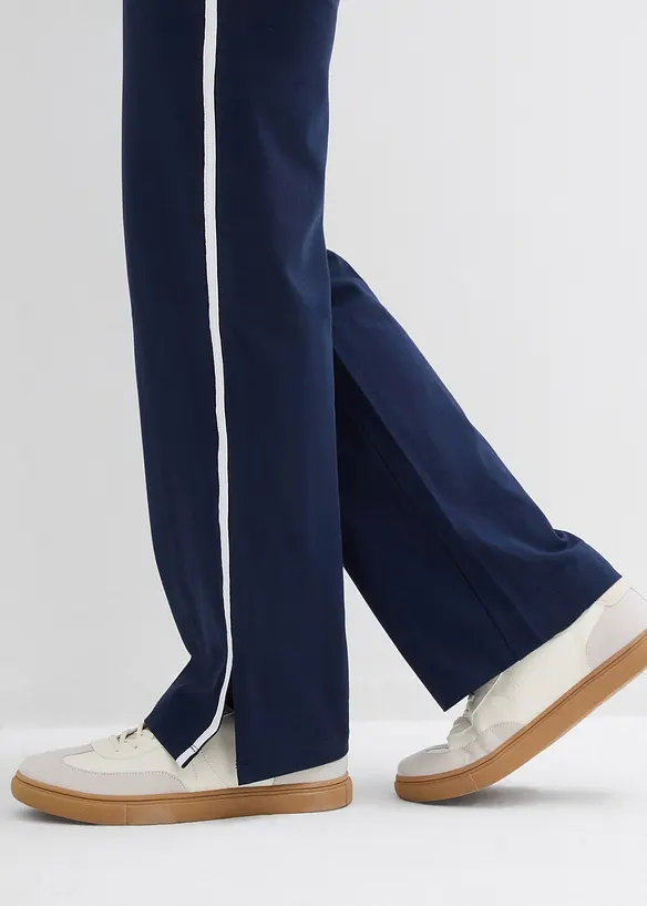 Joggedress i bomull med elastan, bonprix