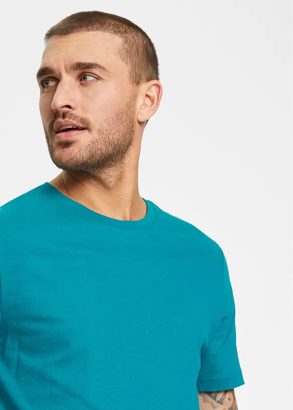 T-skjorte i 100% bomull (2-pack), bonprix