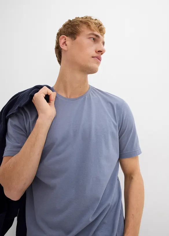 T-skjorte i 100% bomull (2-pack), bonprix