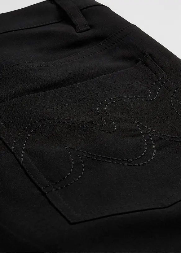 Bukse i bengalin med stretch, Bootcut, bonprix