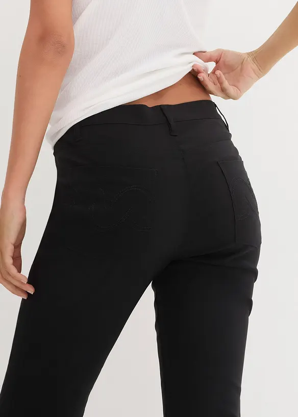 Bukse i bengalin med stretch, Bootcut, bonprix