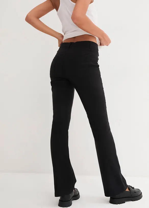 Bukse i bengalin med stretch, Bootcut, bonprix