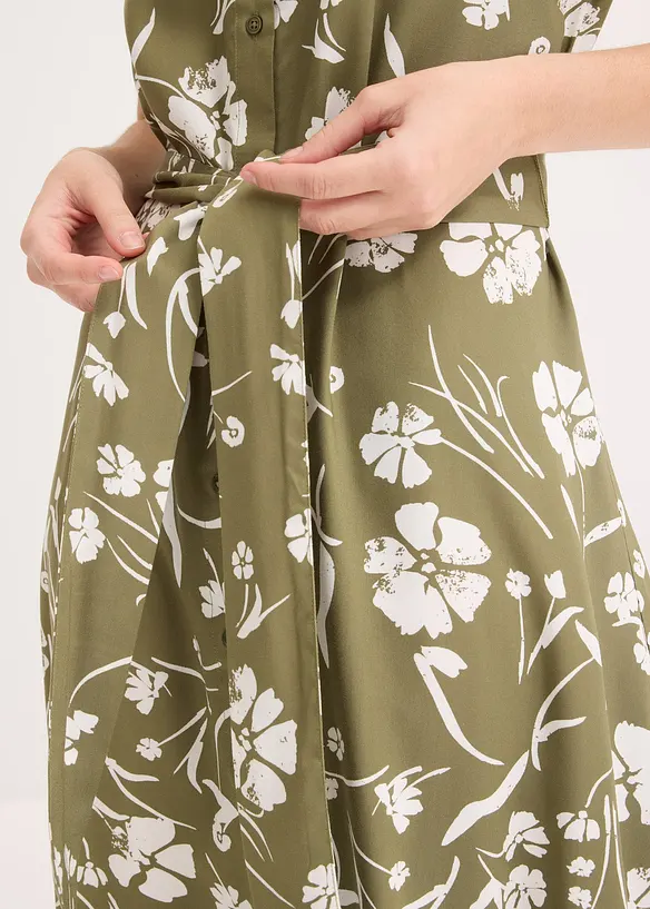 M&oslash;nstret skjortekjole, bonprix