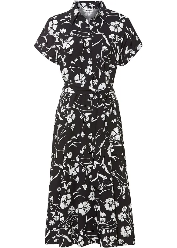 M&oslash;nstret skjortekjole, bonprix