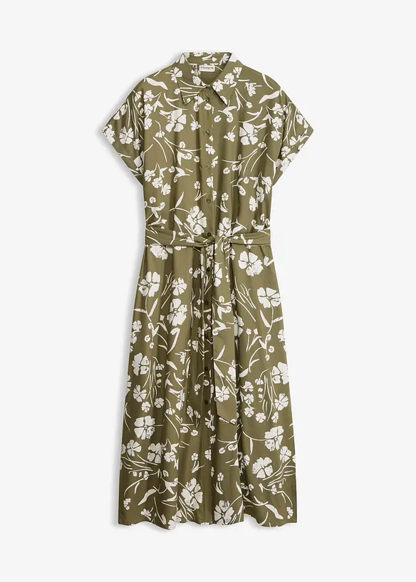 M&oslash;nstret skjortekjole, bonprix