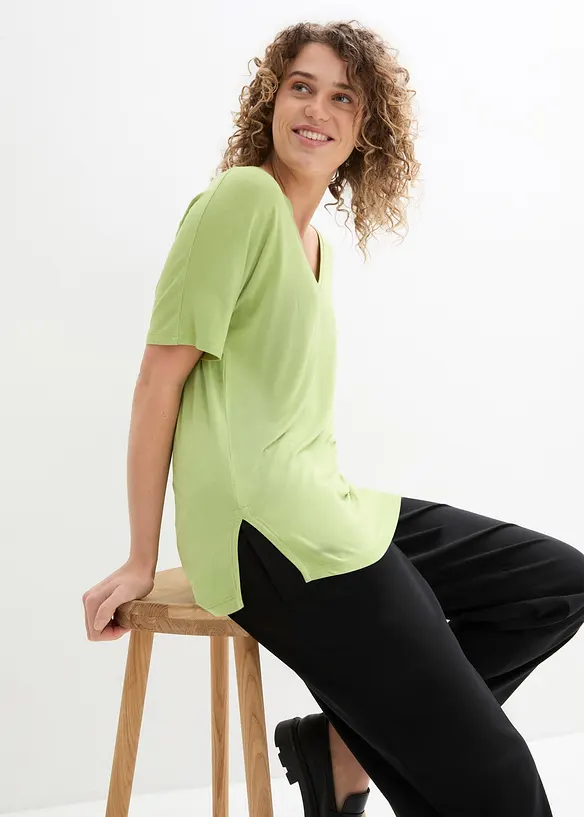 Lang topp i viskosemiks, bonprix