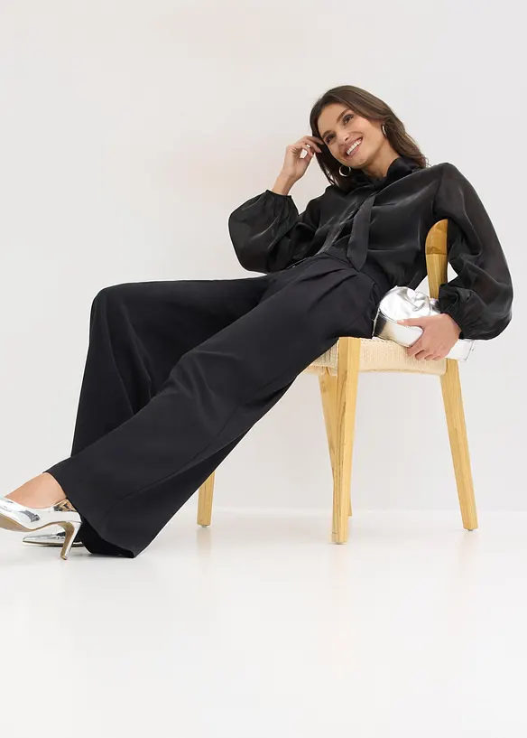 Bukse med vide ben, bonprix