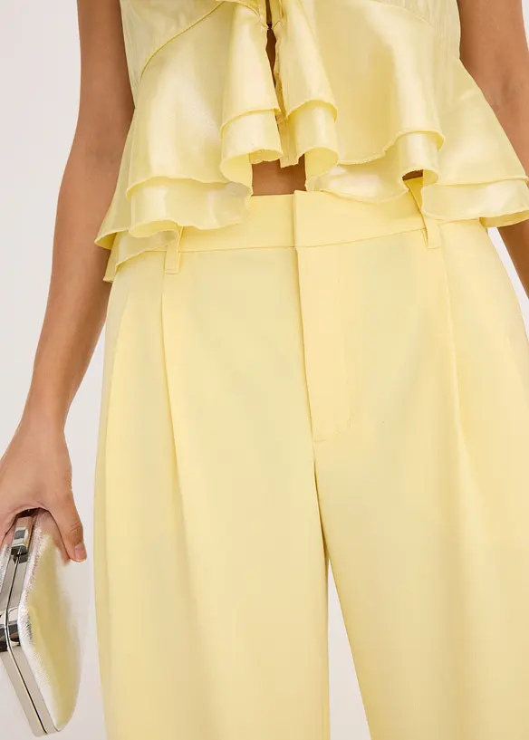 Bukse med vide ben, bonprix