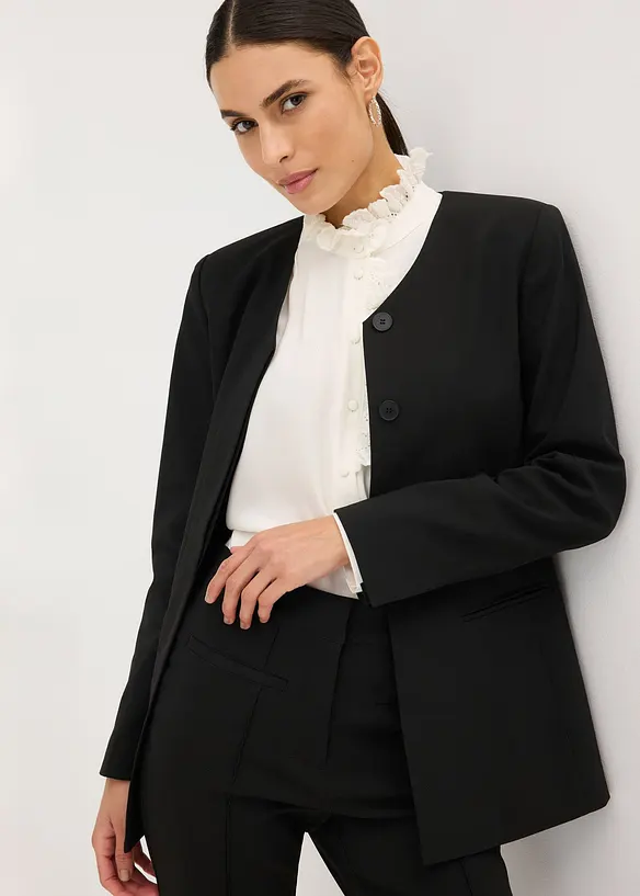 Blazer med stretch av bengalin, bonprix