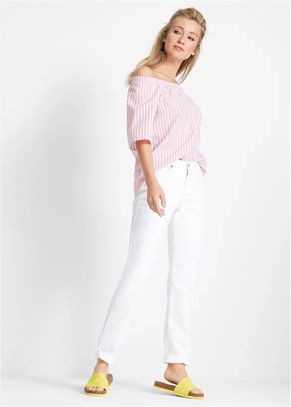 Mom-jeans Mid Waist, long, bonprix
