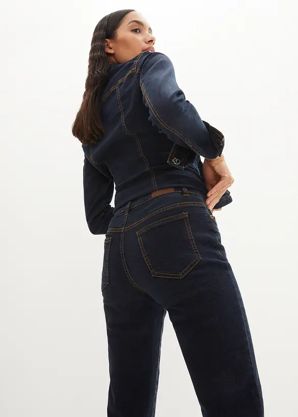 Mom-jeans Mid Waist, long, bonprix