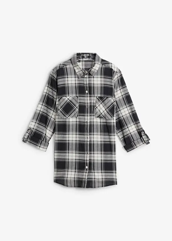 Rutete skjorte i 100% bomull, bonprix