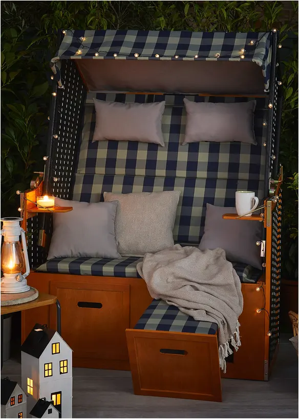 Solcelledrevet lyskjede med 50 sm&aring; LED-kuler, bonprix