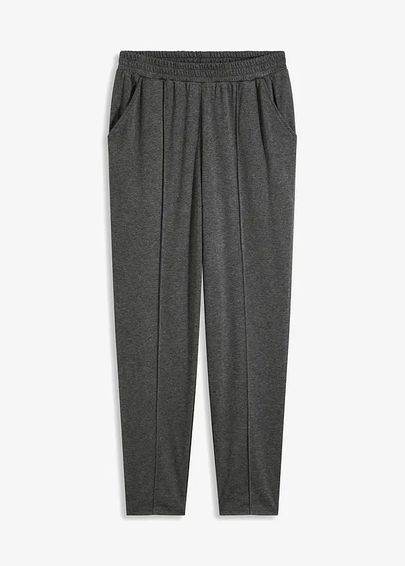 Slip on-bukse i jersey med bise, bonprix