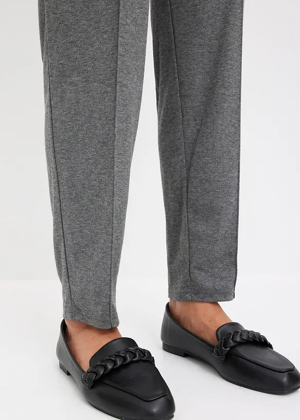 Slip on-bukse i jersey med bise, bonprix