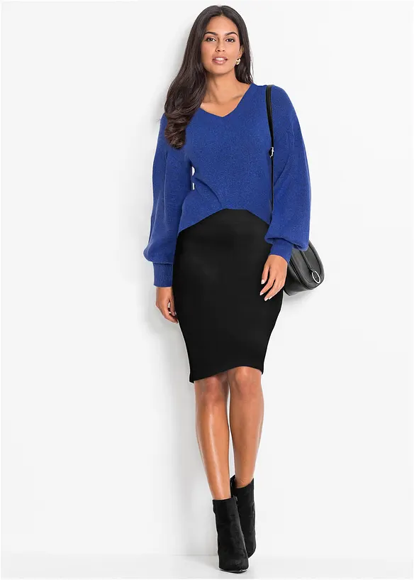 Oversized strikkegenser, bonprix