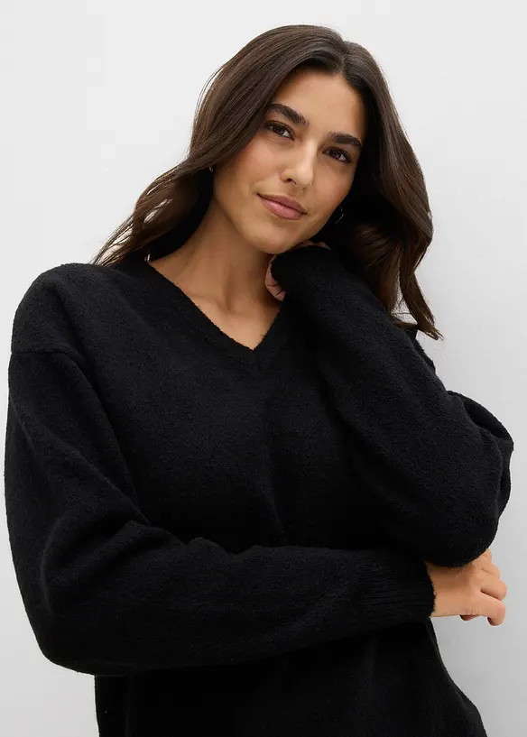 Oversized strikkegenser, bonprix