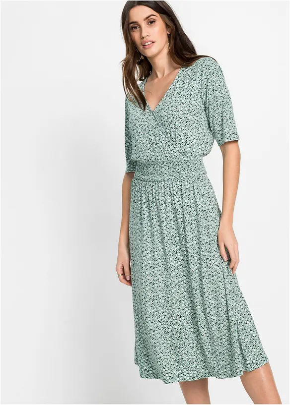 Jerseykjole i viskosemiks, bonprix