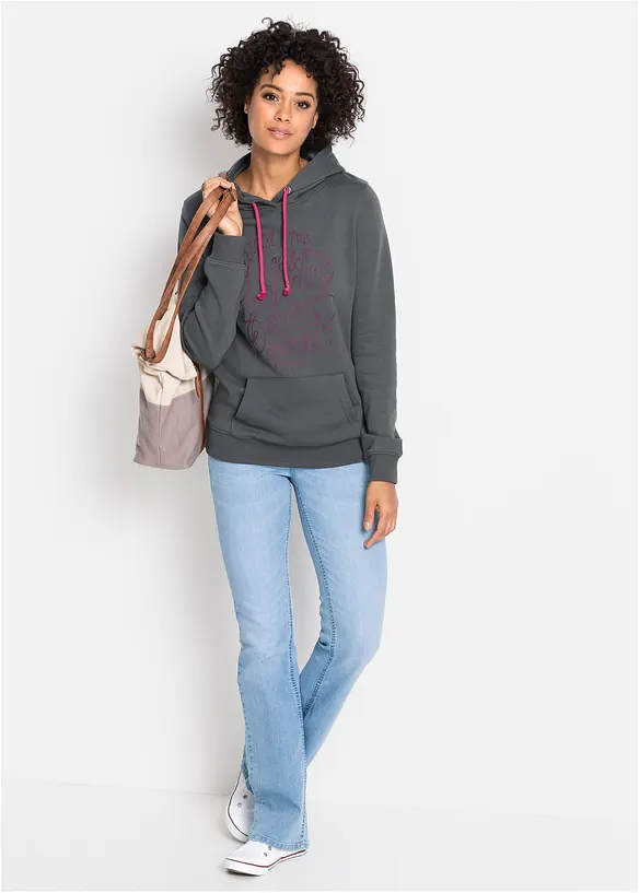 Bootcut-jeans Mid Waist, Komfort-Stretch, bonprix