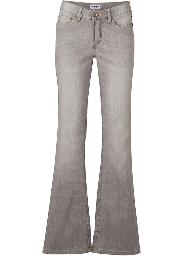 Bootcut-jeans Mid Waist, Komfort-Stretch, bonprix