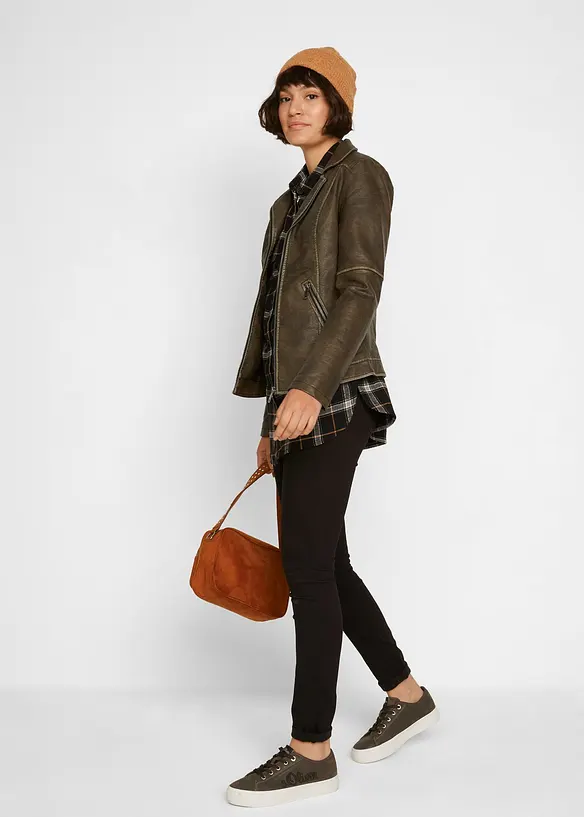 Varmende jeggings Mid Waist, bonprix