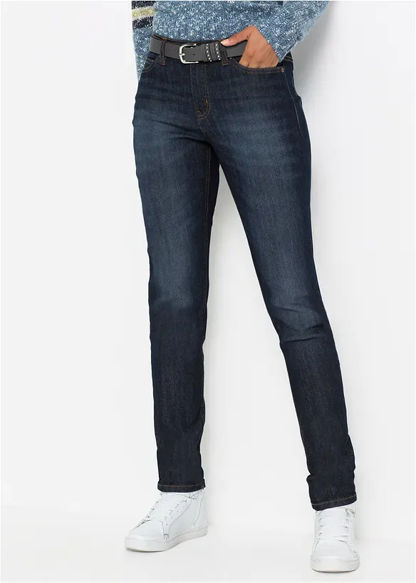 Mom-jeans Mid Waist, komfort stretch, bonprix