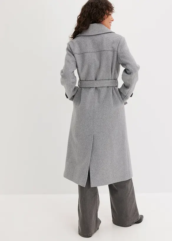 K&aring;pe med ull-look, bonprix