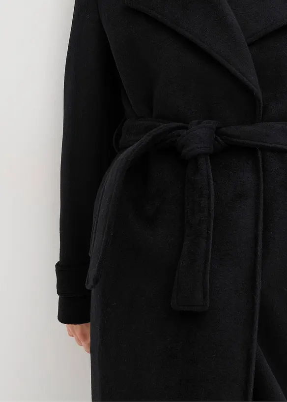 K&aring;pe med ull-look, bonprix