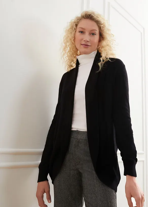 Finstrikket cardigan, bonprix