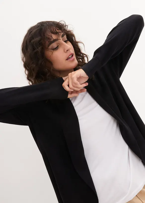 Finstrikket cardigan, bonprix