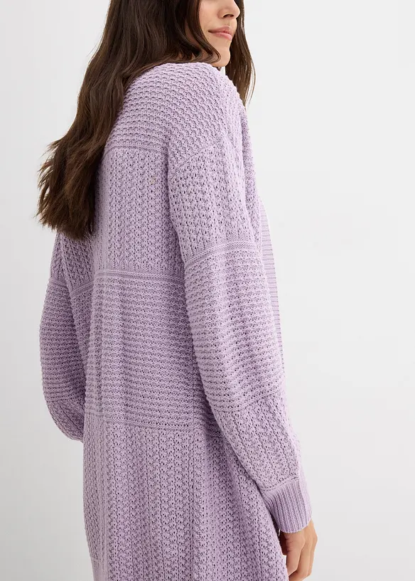 Lang strikkejakke, bonprix