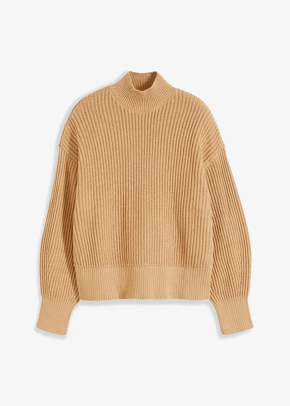 Oversized genser i 100% bomull, bonprix