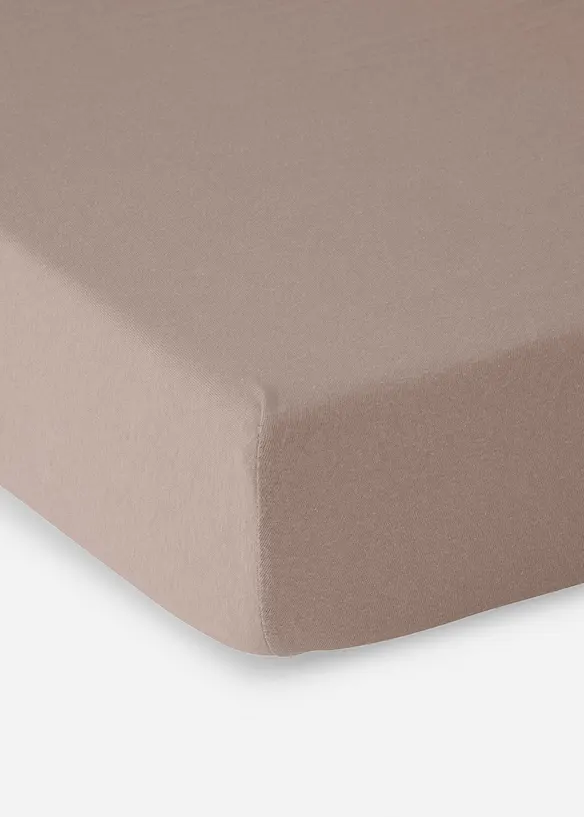 Stretchlaken i lin-look, bonprix