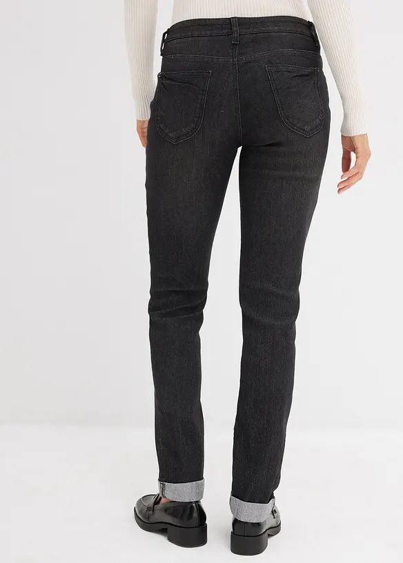 Straight-jeans Mid Waist, Stretch, bonprix
