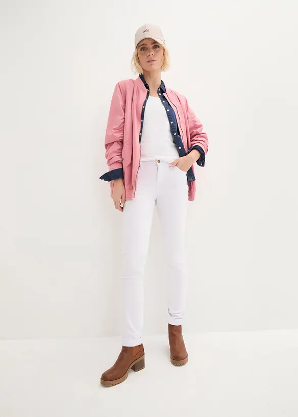 Straight-jeans Mid Waist, Stretch, bonprix