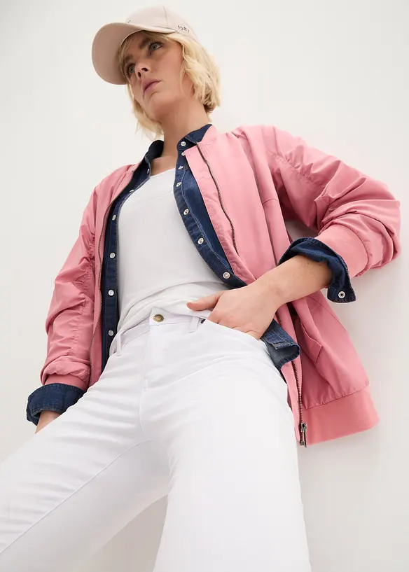 Straight-jeans Mid Waist, Stretch, bonprix