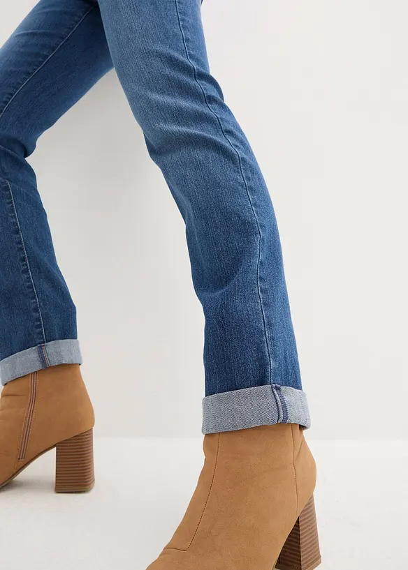 Straight-jeans Mid Waist, Stretch, bonprix