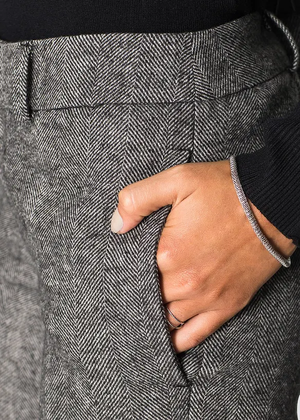 Bukse med vide ben, bonprix